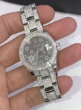 Rolex 31mm Datejust 178240 Floral Diamond Bezel Full Iced Out Oyster Band Lugs