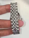 Rolex 31mm Datejust 178240 Floral Diamond Bezel Lugs Center links Jubilee Band