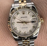 Rolex Datejust 31mm 178313 Silver Diamond Jubilee Dial Diamond Bezel All Factory