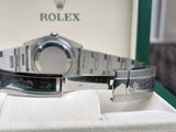 Rolex 36mm Datejust 116200 Turquoise Dial Diamond Bezel 4 228396TBR Mint