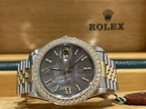 Rolex Datejust 36mm 16233 Two Tone 18k Yellow Gold Diamond Bezel Tahitian MOP