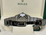 Rolex Datejust 116300 41mm Azzurro Blue Roman Dial Smooth Bezel Mint