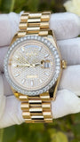 Rolex Day-Date President 40mm 228238 18k Yellow Gold Diamond Dial Bezel 228348