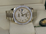 Rolex Day-Date President 40mm 228238 18k Yellow Gold Diamond Dial Bezel 228348