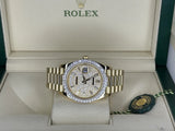 Rolex Day-Date President 40mm 228238 18k Yellow Gold Diamond Dial Bezel 228348