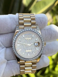 Rolex Day-Date President 40mm 228238 18k Yellow Gold Diamond Dial Bezel 228348