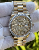 Rolex Day-Date President 40mm 228238 18k Yellow Gold Diamond Dial Bezel 228348