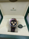 Rolex Rose Gold 116505 Daytona 116595RBOW Rainbow Sapphire Bezel Diamond Lugs