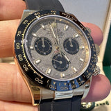 Rolex Daytona 116518 Meteorite Dial for 116518LN mtbkiof Black Ceramic Oysterflex Strap 116518LN mtbkiof 18K Yellow Gold