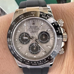 Rolex Daytona 116520 Meteorite Ceramic bezel 4 116519LN White Gold Box Card Mint