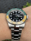 Rolex 40mm GMT Master II 116710 Superior Green And Yellow Ceramic Insert Mint