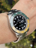 Rolex 40mm GMT Master II 116710 Superior Green And Yellow Ceramic Insert Mint