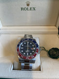 Rolex 40mm GMT Master II 116710 Refinished Blue Dial Seen On Pepsi 126719BLRO BL