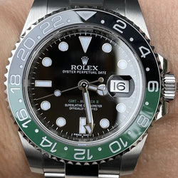 Rolex GMT Master II 116710 Green Black Sprite Ceramic Bezel Insert 4 126720VTNR