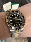 Rolex 40mm GMT Master II 116713 18k Yellow Gold/Stainless Steel