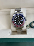 Rolex 40mm GMT Master II 116710 Black Dial Seen On Pepsi 126710BLRO Complete Set