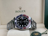 Rolex 40mm GMT Master II 116710 Black Dial Seen On Pepsi 126710BLRO Complete Set