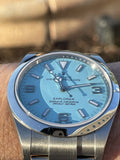 Rolex Explorer 39mm 214270 Refinished Turquoise Blue 36mm 126000 41mm 124300