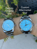 Rolex 41mm Oyster Perpetual 124300 Refinished Turquoise Dial 4 126000 Mint