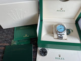 Rolex 41mm Oyster Perpetual 124300 Refinished Turquoise Dial 4 126000 Mint