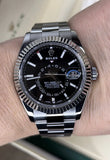 Rolex Sky-Dweller 326934 Oysterflex Strap 4 336239 Oyster Bracelet Complete Mint