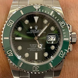 Rolex Submariner 40mm 116610 Superior Green Ceramic Bezel For 116610LV Hulk Mint