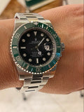 Rolex Submariner 40mm 116610 Superior Green Ceramic Bezel For 116610LV Hulk Mint