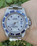 Rolex Submariner 116610LN Steel 116659SABR VS / F Pave Diamond Dial Sapphires