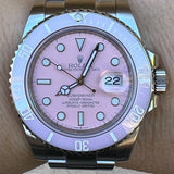 Rolex Submariner 40mm 116610 Ceramic Pink Bezel Insert & Pink Dial Complete Set