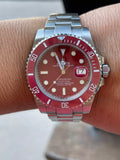 Rolex Submariner 40mm 116610 Superior Red Ceramic Bezel Red Dial Iron Man Mint