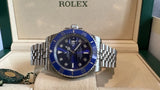 Rolex Submariner 40mm 116610 Blue Ceramic Bezel 126619 Diamond Dial Jubilee Band