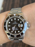 Rolex Submariner 40mm 16610 Custom Bezel Insert Refinished Dial 4 116610LV Mint