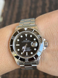 Rolex Submariner 40mm 16610 Custom Bezel Insert Refinished Dial 4 116610LV Mint