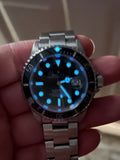 Rolex Submariner 40mm 16610 Custom Bezel Insert Refinished Dial 4 116610LV Mint