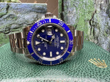 Rolex Submariner 40mm 16610 Blue Smurf Bezel Dial 4 116619LB Ceramic Insert Mint