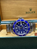 Rolex Submariner 40mm 16610 Blue Smurf Bezel Dial 4 116619LB Ceramic Insert Mint