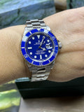 Rolex Submariner 40mm 16610 Blue Smurf Bezel Dial 4 116619LB Ceramic Insert Mint