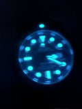 Rolex Steel Submariner 16610 AM PVD Case Bezel Band 4 116610 Blue Ceramic Dial