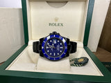 Rolex Steel Submariner 16610 AM PVD Case Bezel Band 4 116610 Blue Ceramic Dial