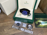 Rolex Steel Submariner 16610 AM PVD Case Bezel Band 4 116610 Blue Ceramic Dial