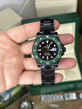 Rolex Steel Submariner 16610 AM PVD Case Bezel Band 116610 Green Ceramic Insert