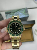 Rolex Submariner 40mm 16618 18k Yellow Gold Green Ceramic Bezel 4 116610LV Hulk