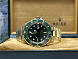 Rolex Submariner 40mm 16618 18k Yellow Gold Green Ceramic Bezel 4 116610LV Hulk