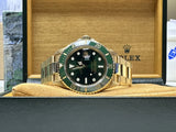 Rolex Submariner 40mm 16618 18k Yellow Gold Green Ceramic Bezel 4 116610LV Hulk