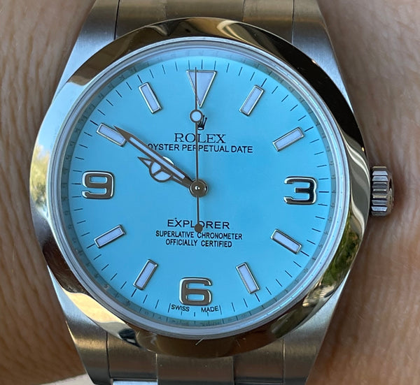 Rolex Explorer 39mm 214270 Mens or Women s Watch Refinished