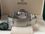 Rolex Seadweller 43mm Men's Stainless Steel Watch 126600.  Custom Red Ceramic Bezel Insert.