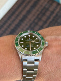 Rolex Sub 16610 40mm Men’s Stainless Steel Watch Factory Clone Ceramic Bezel Insert and Refinished Dial Seen on Hulk Mint