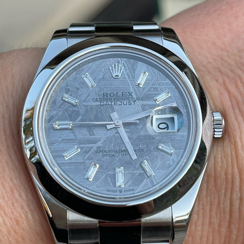 Rolex hotsell meteorite datejust