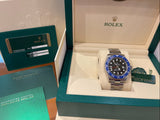 Rolex GMT Master II 40mm 116710 Mens Watch Factory Clone Blue Ceramic Bezel Insert Mint