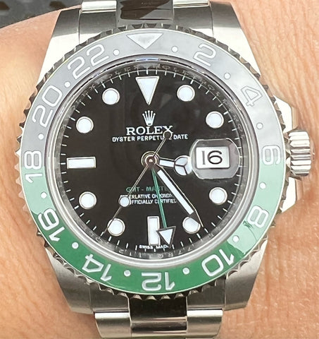 Rolex Men's Stainless Steel Watch 40mm 116710.  Custom 126720VTNR "Sprite"